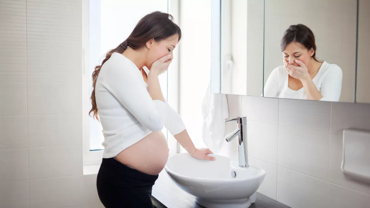The role of hormones in causing vomiting during pregnancy