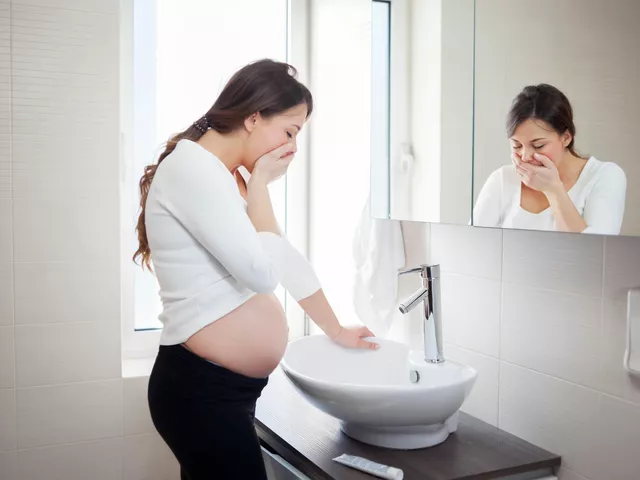 The role of hormones in causing vomiting during pregnancy