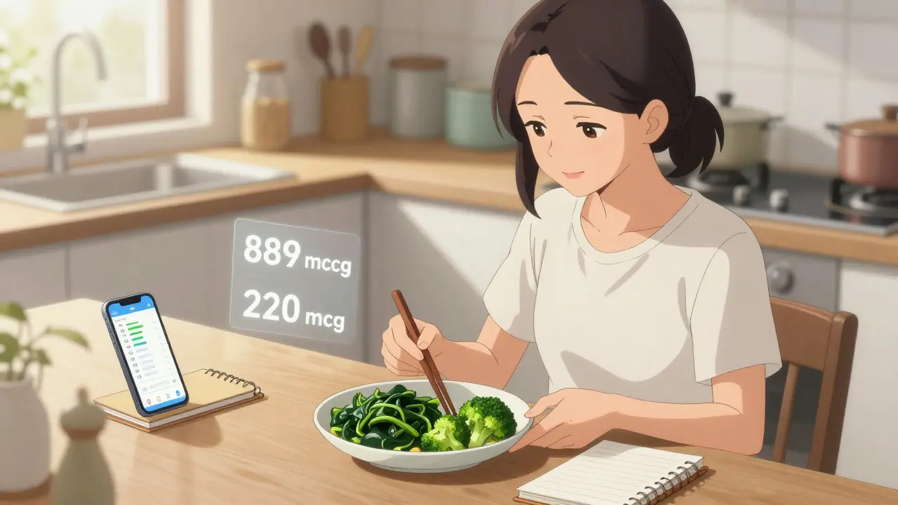 Vitamin K Foods and Warfarin Interactions for INR Control